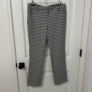Gingham Black/White Columnist Express Pants.